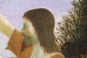 Piero della Francesca Detail of Baptism of Christ oil painting